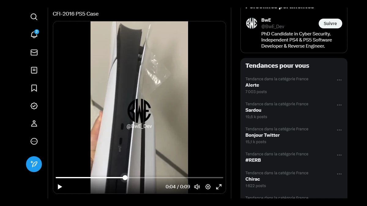 Fuite d'une vidéo sur la prochaine PS5 avec un lecteur amovible