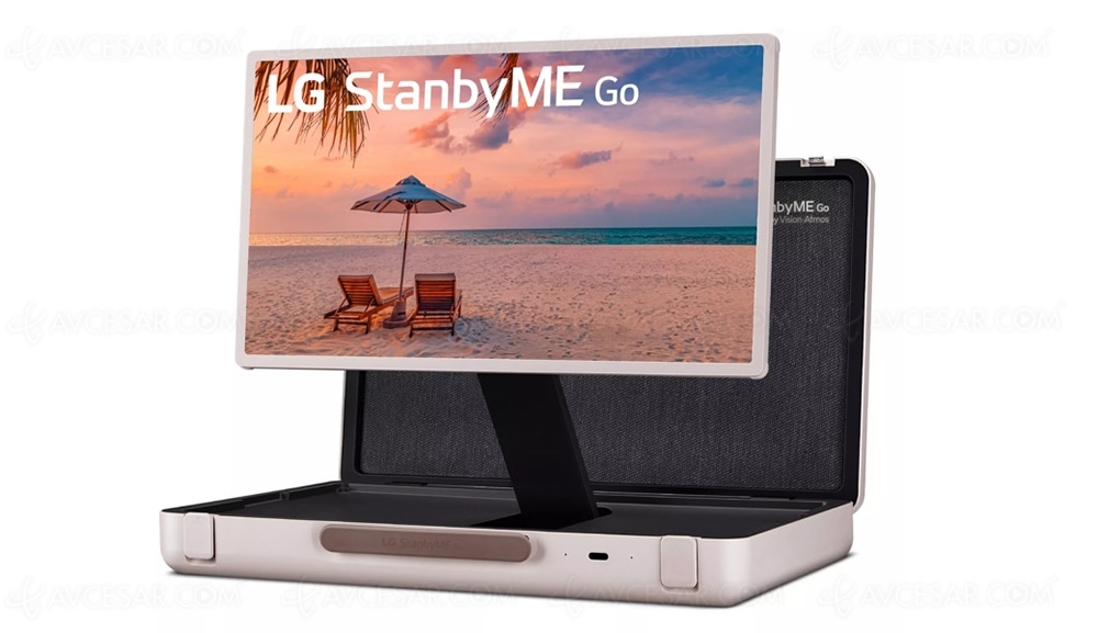 TV dans une valise ? LG l’a fait avec le modèle StandbyME Go !