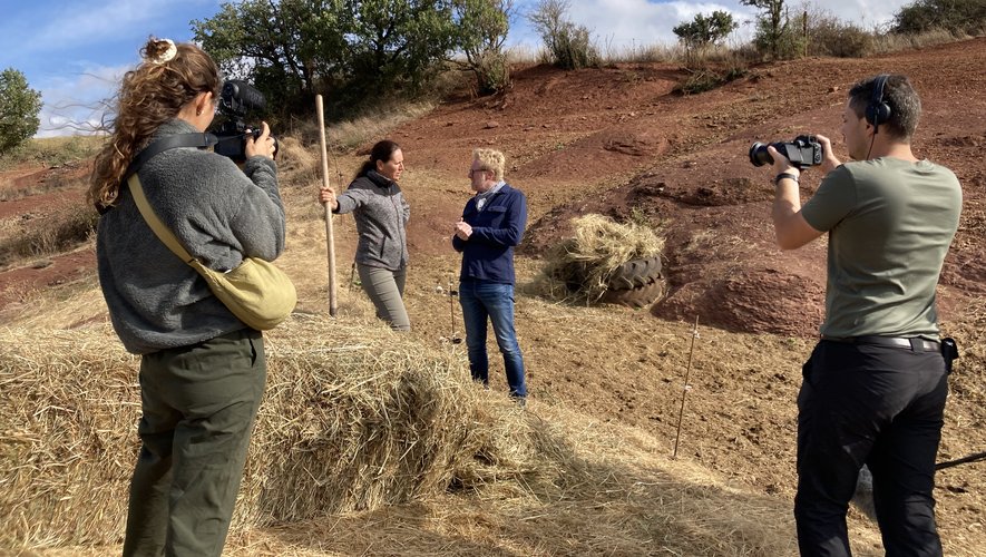 Dans les coulisses d'un tournage d'"Echappées belles" de France 5 en Aveyron, aux airs de Colorado