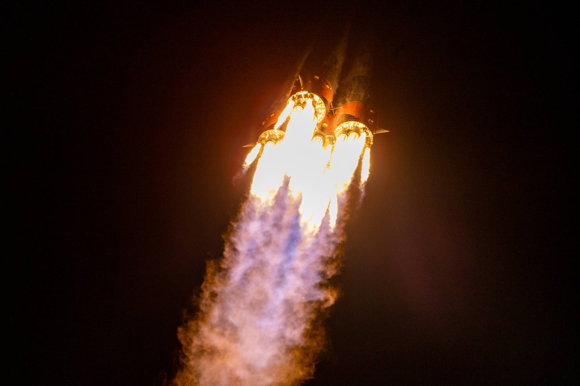 L'image classique du décollage de la fusée Soyouz 2.1a.
