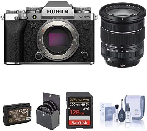The‌ Ultimate ⁣Camera Package: Fujifilm X-T5⁤ Mirrorless Camera with XF 16-80mm Lens, Accessories‌ & More
