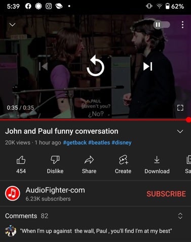 What YouTube looks like on Android now - Photo shows that Google is testing Material You design for Android's YouTube app