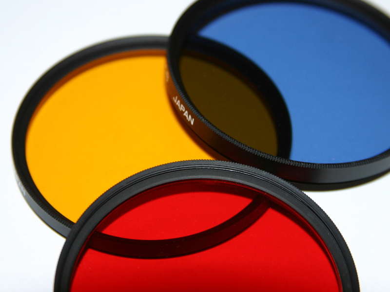 photography equipment - colored filters