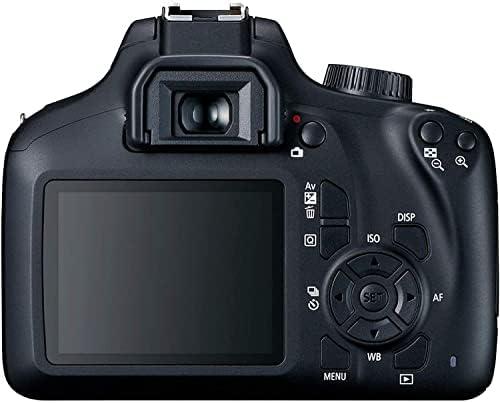 31PC Canon EOS 4000D DSLR Bundle: HD Video, Wide Angle Lens, Telephoto Lens, 64GB Memory, Case + More!