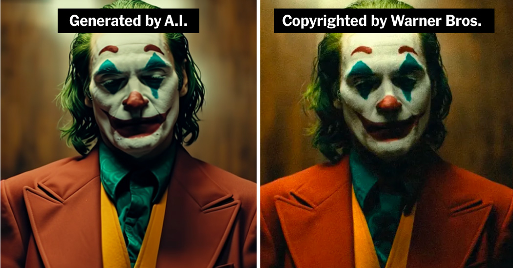 We Asked A.I. to Create the Joker. It Generated a Copyrighted Image.