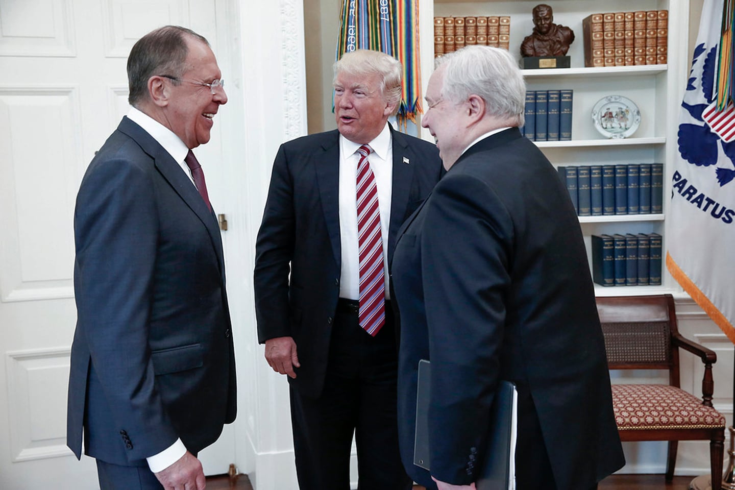 Trump revealed highly classified information to Russian foreign minister and ambassador