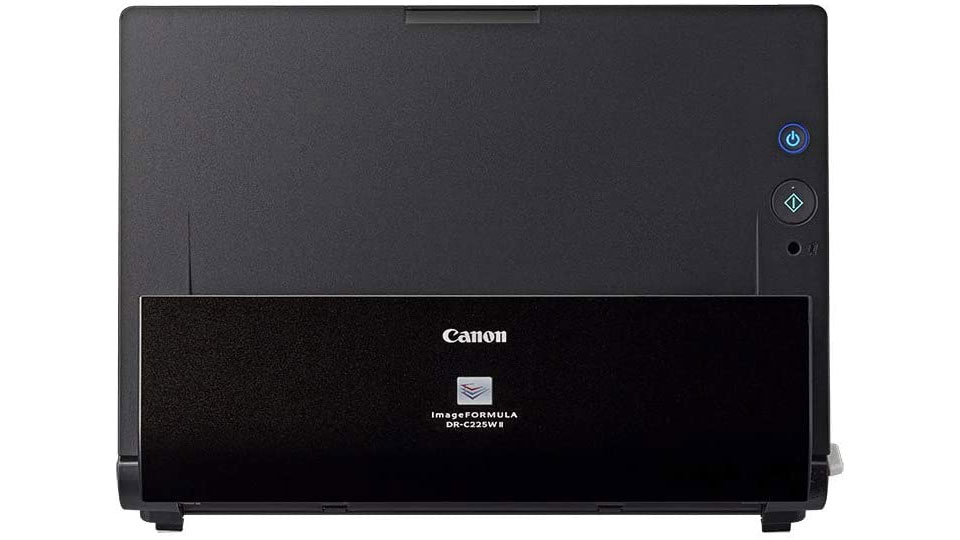 Product shot of Canon DR-C225W II, one of the best photo scanners