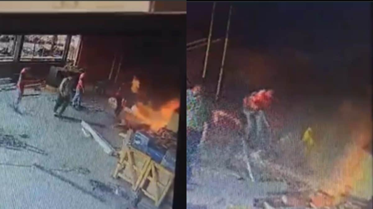 Video Shows Welding Sparks Led To Massive Fire At Rajkot Gaming Zone That Killed 27 People