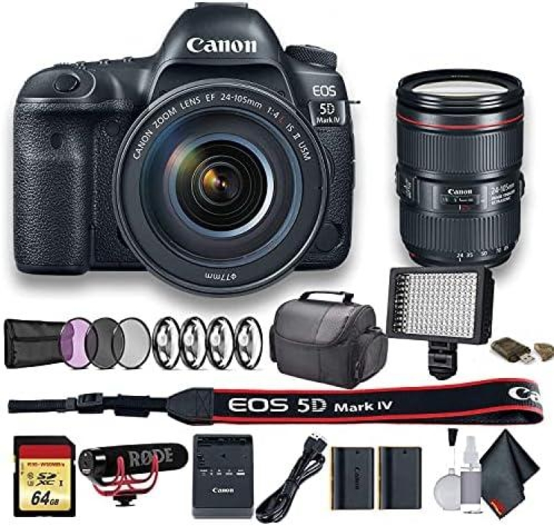 Ultimate Canon EOS 5D Mark IV DSLR Review: Bundled Accessories Galore