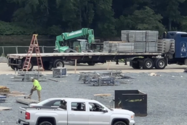 VIDEO EXCLUSIVE: Contractors Remove Material From Pawtucket Soccer Stadium Site