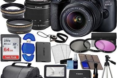 Get the Full DSLR Package: Canon EOS 4000D (Rebel T100) Review – 31PC Bundle