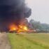 Rail cars carrying hazardous material derail and catch fire in North Dakota – WAVY.com