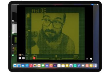 Une caméra de Game Boy pour du FaceTime avec un iPad sous iPadOS 17