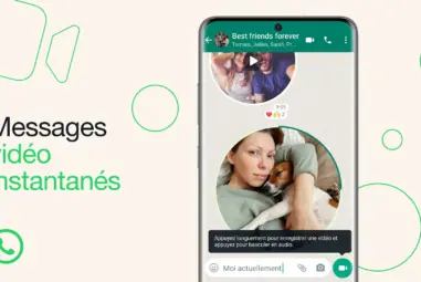 WhatsApp permet d’enregistrer des messages vidéo d’une durée maximale de 60 secondes
